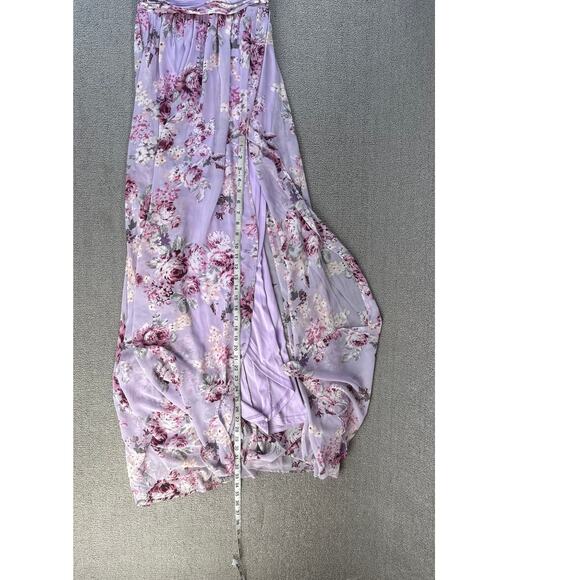 Lulus Garden Meandering Floral Sleeveless Lavender Maxi Dress Size XS - Picture 10 of 10
